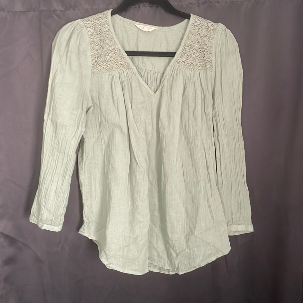 Light Green cotton blouse